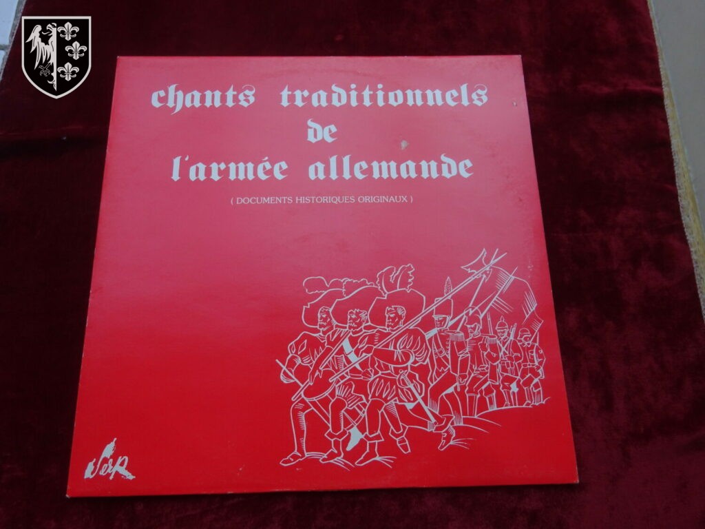 Disque 33 tours chants traditionnels de l armée allemande SERP