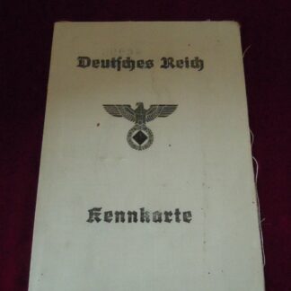 kennkarte - militaria allemand