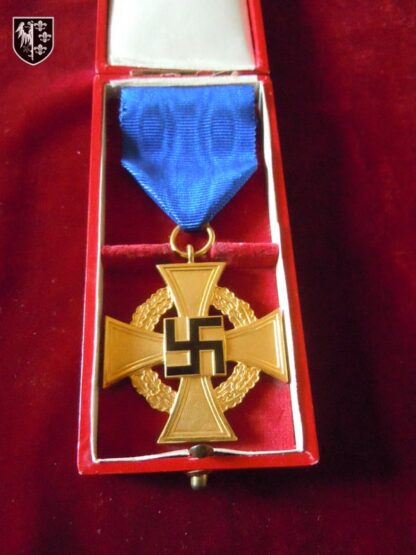 médaille 40 ans service - militaria allemand