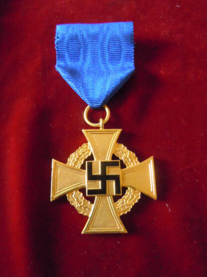 médaille 40 ans service - militaria allemand