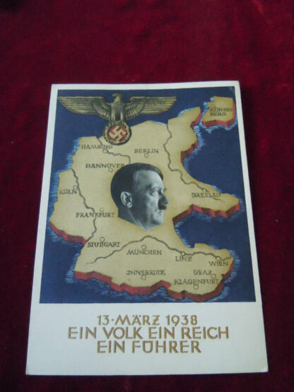 carte postale Hitler - militaria allemand