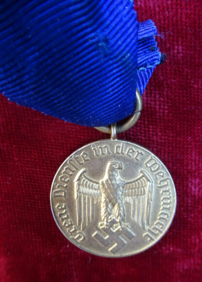 médailles 12 ans service - militaria allemand