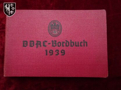 DDAC bordbuch 1939 - militaria allemand WWII
