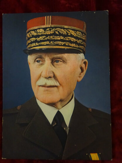 Portrait Maréchal Pétain - Militaria