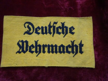 brassard Deustche Wehrmacht - militaria