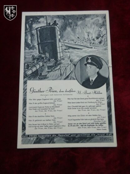 carte postale U-Boot - militaria allemand
