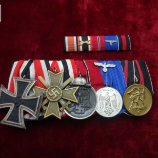 Barrette 5 médailles - Militaria allemand