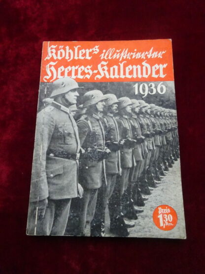 calendrier Heer - militaria allemand