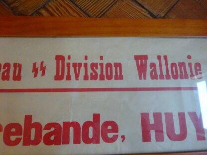 affiche SS Wallonie - militaria allemand