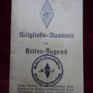 Hitlerjugend Ausweis - militaria allemand
