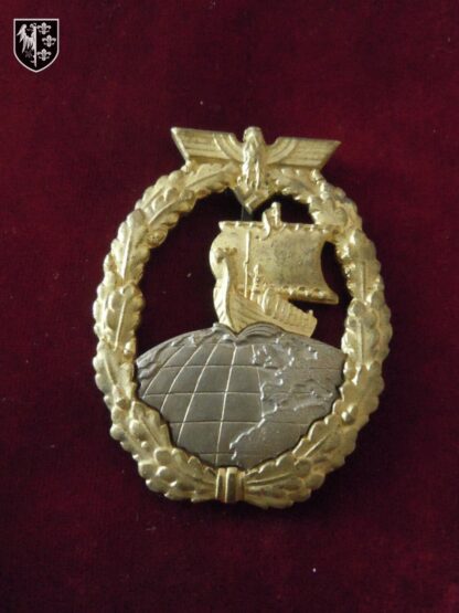 badge combat croiseurs auxiliaires - militaria allemand