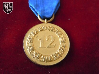 médaille 12 ans de service - militaria allemand WWII