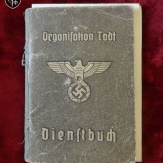 dienstbuch organisation Todt - militaria WWII