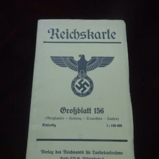 Reichskarte - Militaria allemand WWII