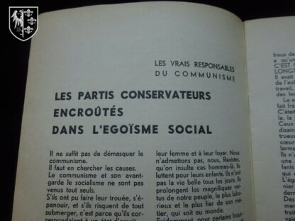 brochure Léon Degrelle - Rex - militaria