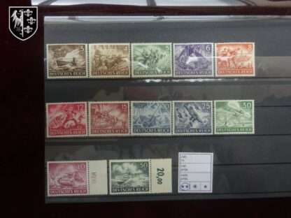 lot timbres - militaria allemand WWII