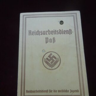 Reichsarbeitsdienstpas - militaria allemand WWII