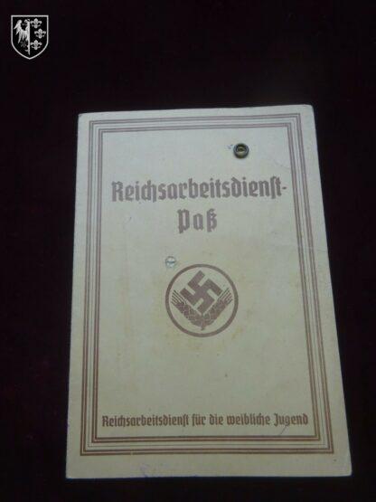 Reichsarbeitsdienstpas - militaria allemand WWII
