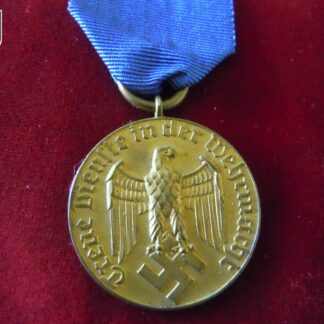 médaille 12 ans de service - militaria allemand WWII
