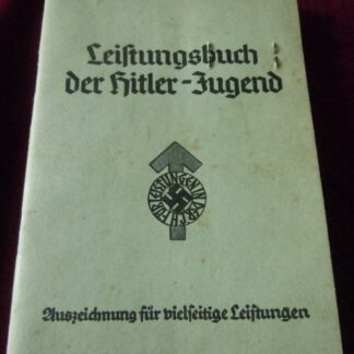 Leistungsbuch Hitlerjugend - Militaria allemand WWII