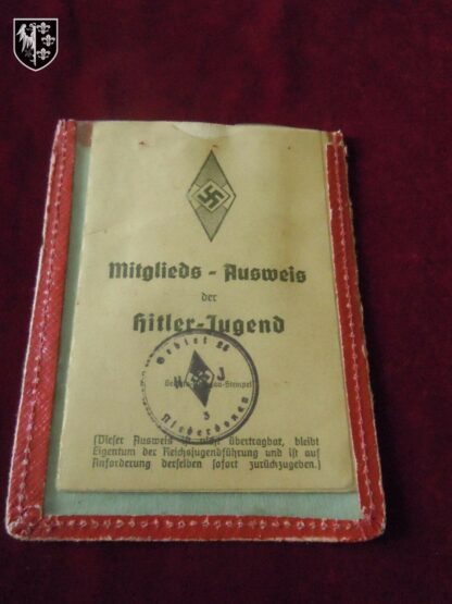 Hitlerjugend Ausweis - Militaria allemand WWII
