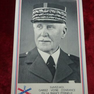 carte postale Maréchal Pétain - Militaria WWII