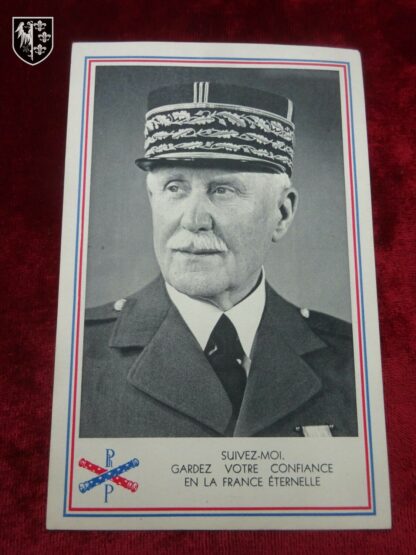 carte postale Maréchal Pétain - Militaria WWII