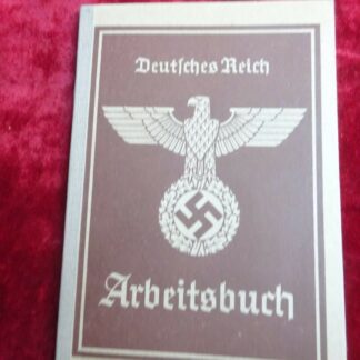 arbeitsbuch - militaria allemand WWII