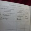 arbeitsbuch - militaria allemand WWII