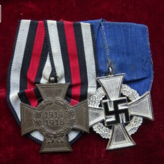 barrette 2 médailles Ehrenkreuz et 25 ans service