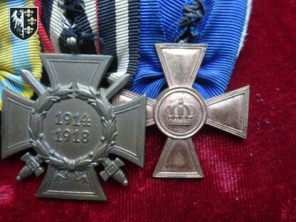 barrette 4 médailles 1914-1918 - militaria WWI