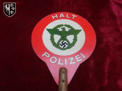 raquette Halt Polizei - militaria allemand WWII