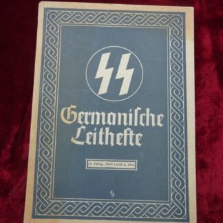 SS Germanishe Leithefte 1943 militaria allemand WWII