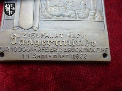 plaque NSKK - militaria allemand WWII