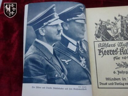Heeres Kalender 1941 German militaria WWII