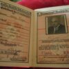 livret adhérent du NSDAP - militaria WWII