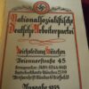 livret adhérent du NSDAP - militaria WWII