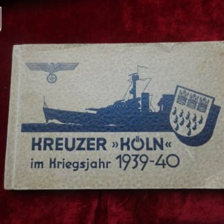 Kreuzer Koln im Kriegsjahr 1939-1940 - Kriegsmarine militaria