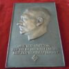 plaque Adolf Hitler - militaria allemand WWII