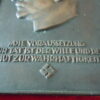 plaque Adolf Hitler - militaria allemand WWII