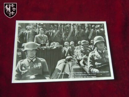 carte postale discours Adolf Hitler - militaria allemand WWII