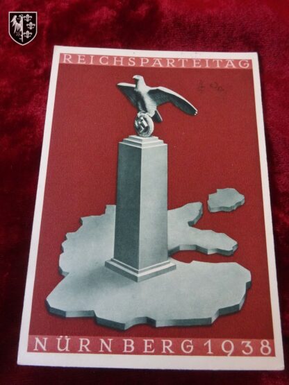 Carte postale Reichsparteitag Nuremberg 1938 - militaria allemand