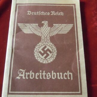 Arbeitsbuch. Période 1943-1944. militaria allemand