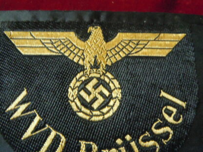 Aigle en tissus WVD Brussel - militaria allemand