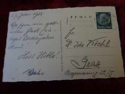 Carte postale Adolf Hitler Berchtesgaden - militaria allemand - german militaria