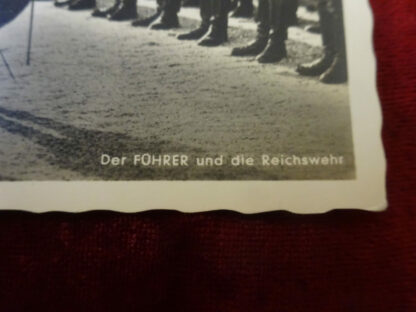 Carte postale AH und die Reichswehr - militaria allemand - german militaria