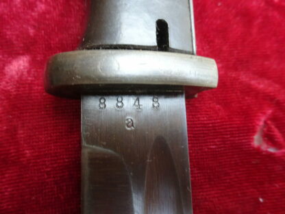 Baïonnette 98K Mauser Matching. Numéro 8848 - militaria allemand - German militaria