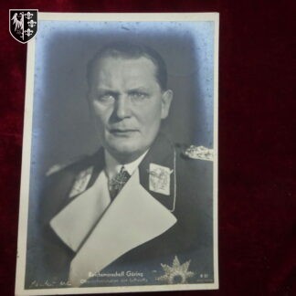 Carte postale Reichmarschall Goring - militaria allemand - German militaria postcard