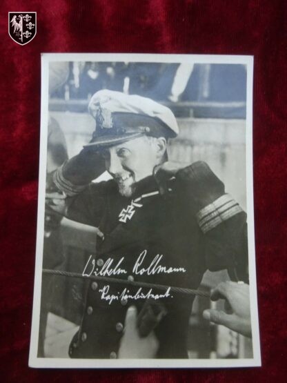 Carte postale Kapit. Wilhelm Rollmann - militaria allemand - German militaria