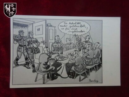 Lot 2 cartes postales humoristiques - militaria allemand - German militaria